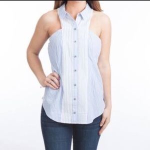 🥰🥰 {Anthro} MaEve Striped Pintuck Button Down